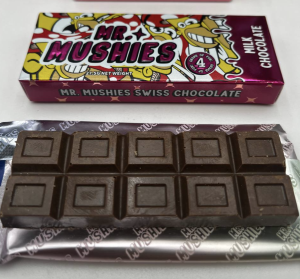 Mr Mushies Chocolate Mushroom Bars