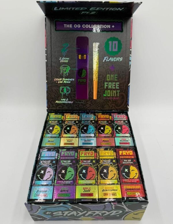 New OG Fryd Extracts Limited Edition Box - 50 Pack